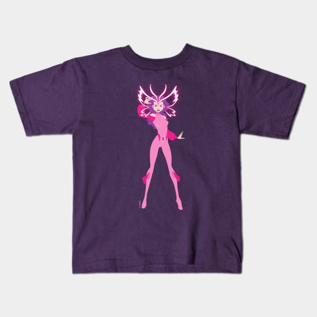 80's Princess Kids T-Shirt by xcerpts